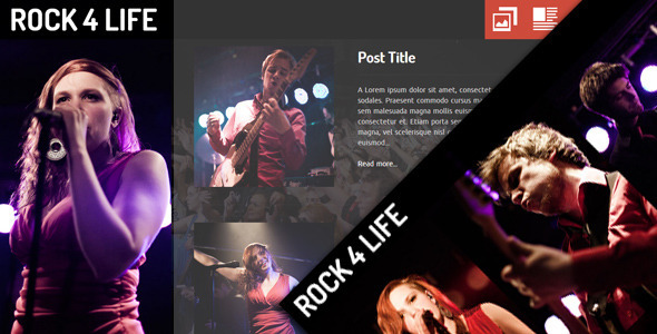 Rock4Life- Responsive Template - ThemeForest 4340903