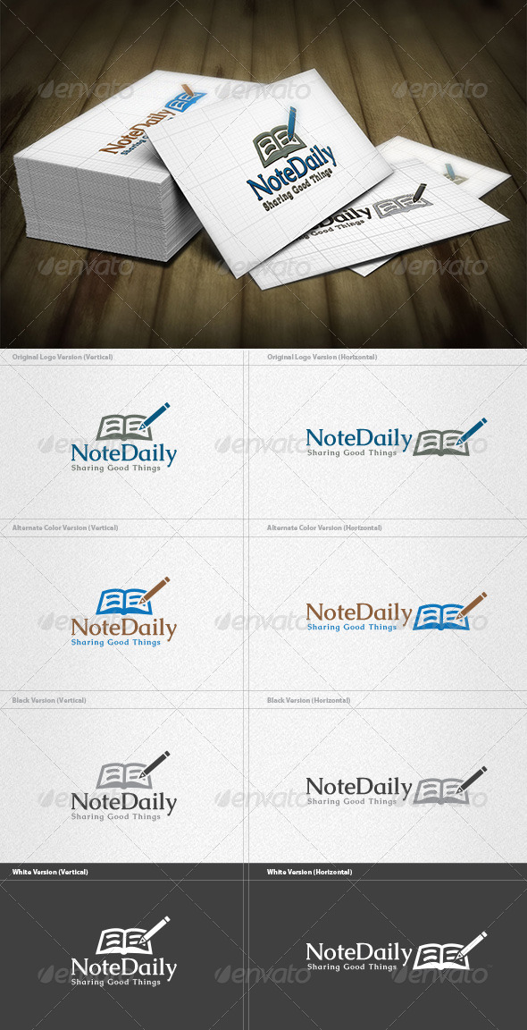 Daily Note Logo - Symbols Logo Templates