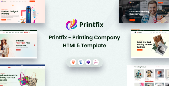 Printfix - Printing Services Company HTML5 Template