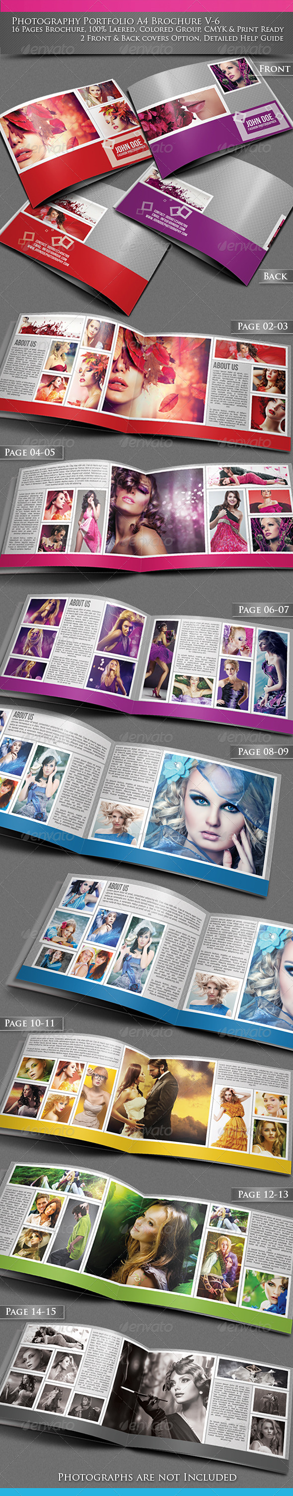 Photography Portfolio A4 Brochure -V6 - Portfolio Brochures