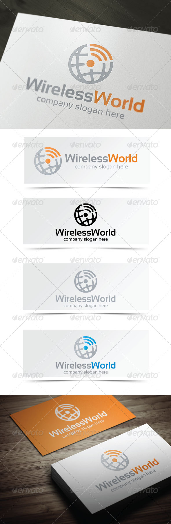Wireless World - Objects Logo Templates