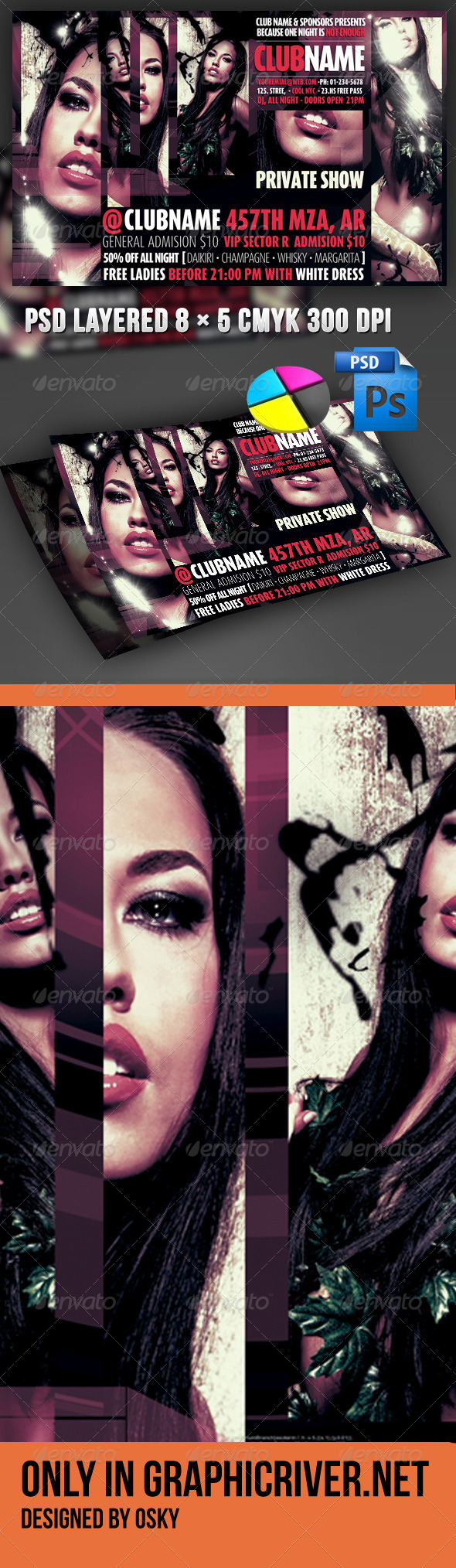 Vip Event Flyer - Clubs & Parties Events