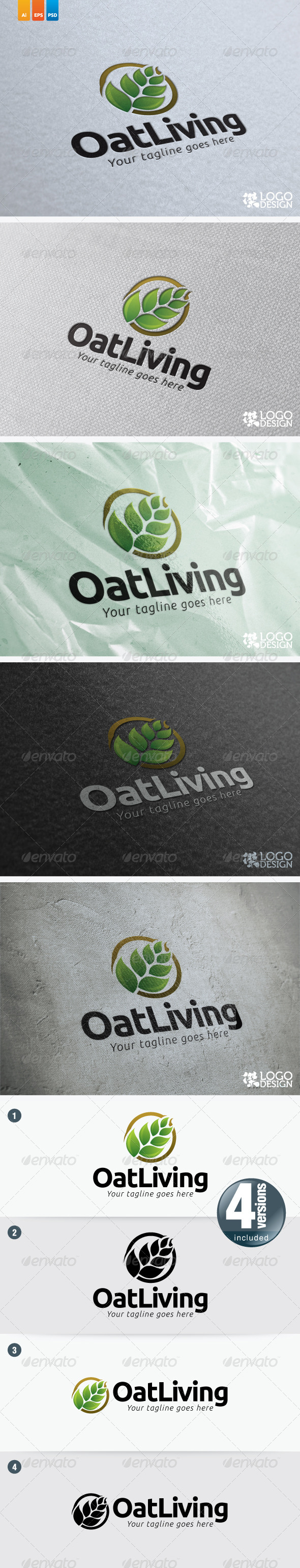 OatLiving - Nature Logo Templates