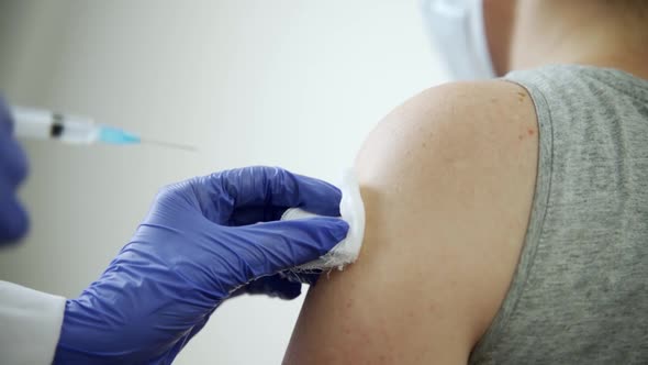 A Healthcare Professional is Vaccinated Against Tickborne Encephalitis