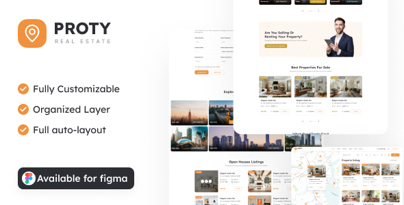 Proty - Real Estate Figma Template