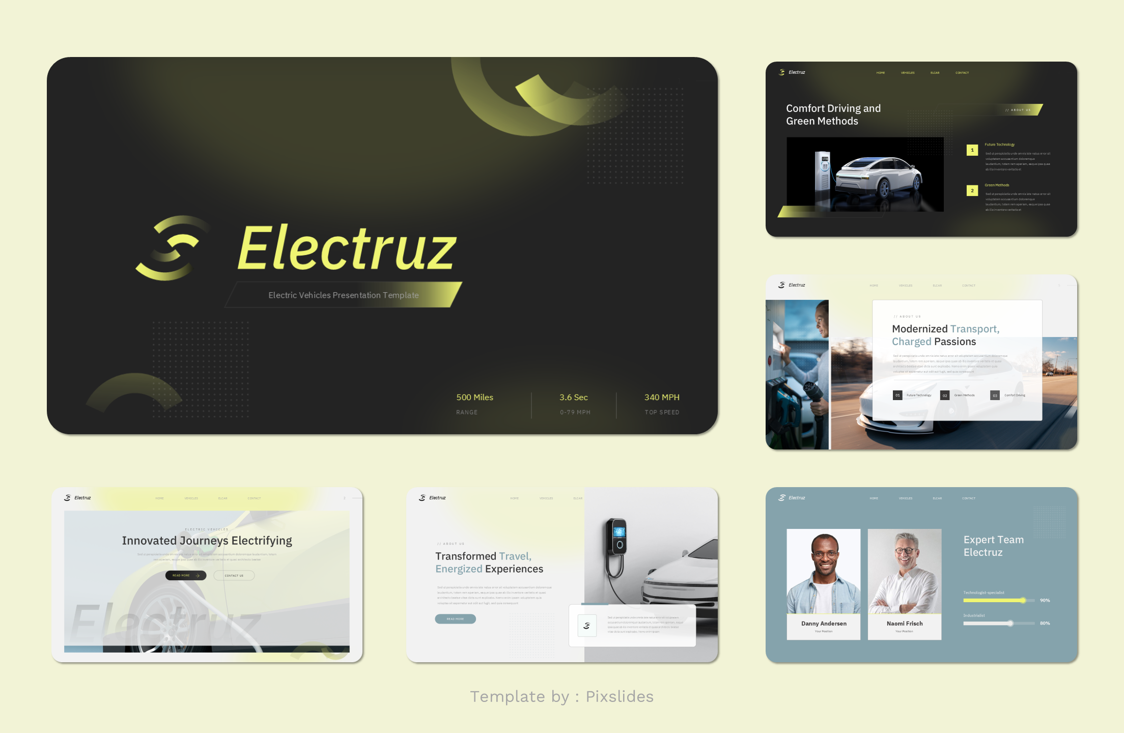 Electruz - Electric Vehicles PowerPoint Presentation Template ...