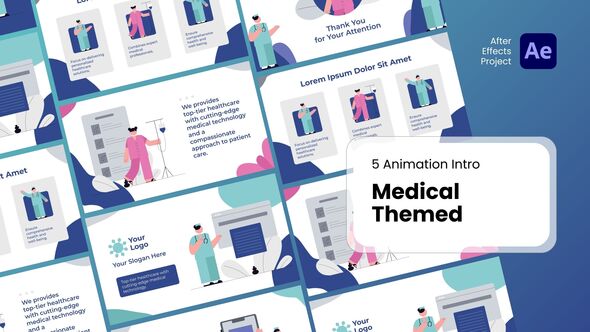 Animation Intro - Medical Themed After Effect Templates Openers template preview