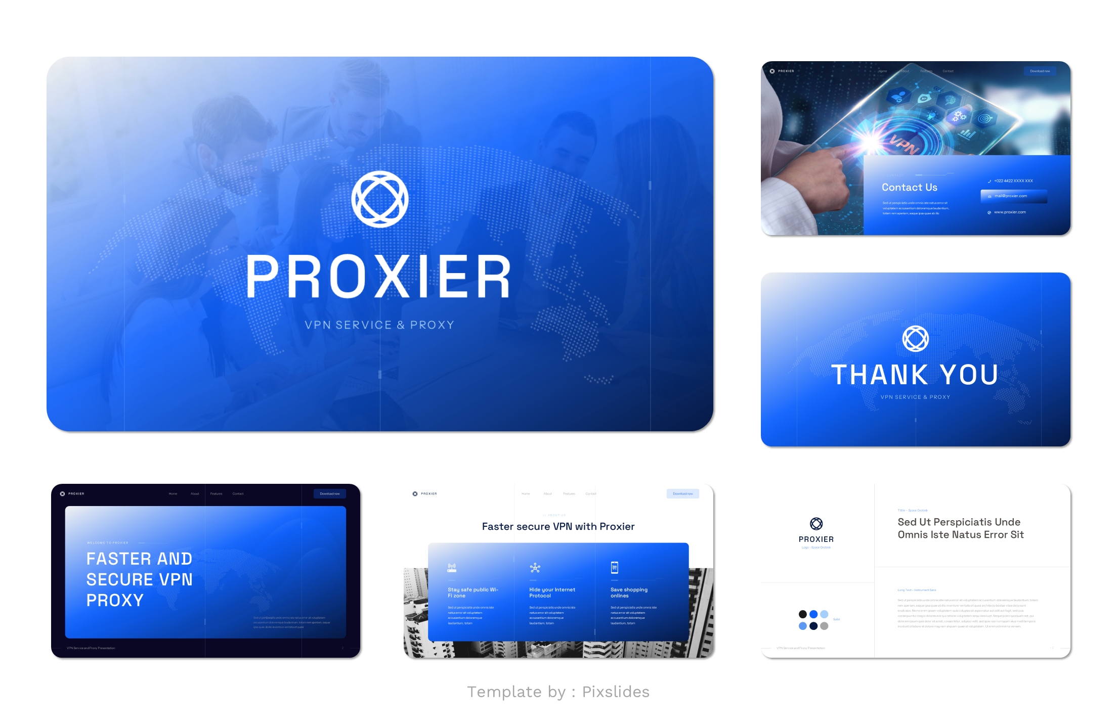 Proxier - VPN Services & Proxy PowerPoint Presentation Template ...