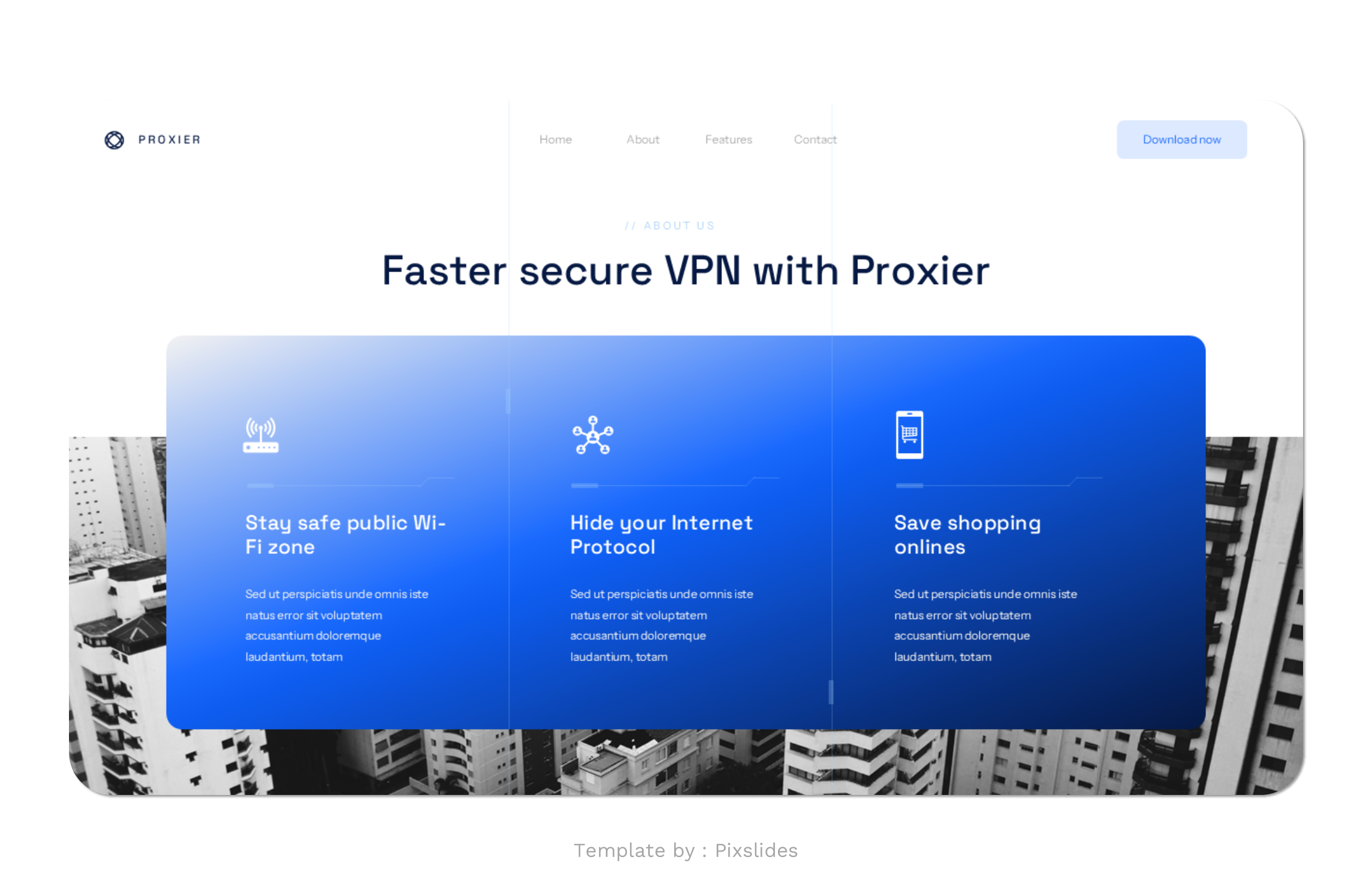 Proxier - VPN Services & Proxy PowerPoint Presentation Template ...