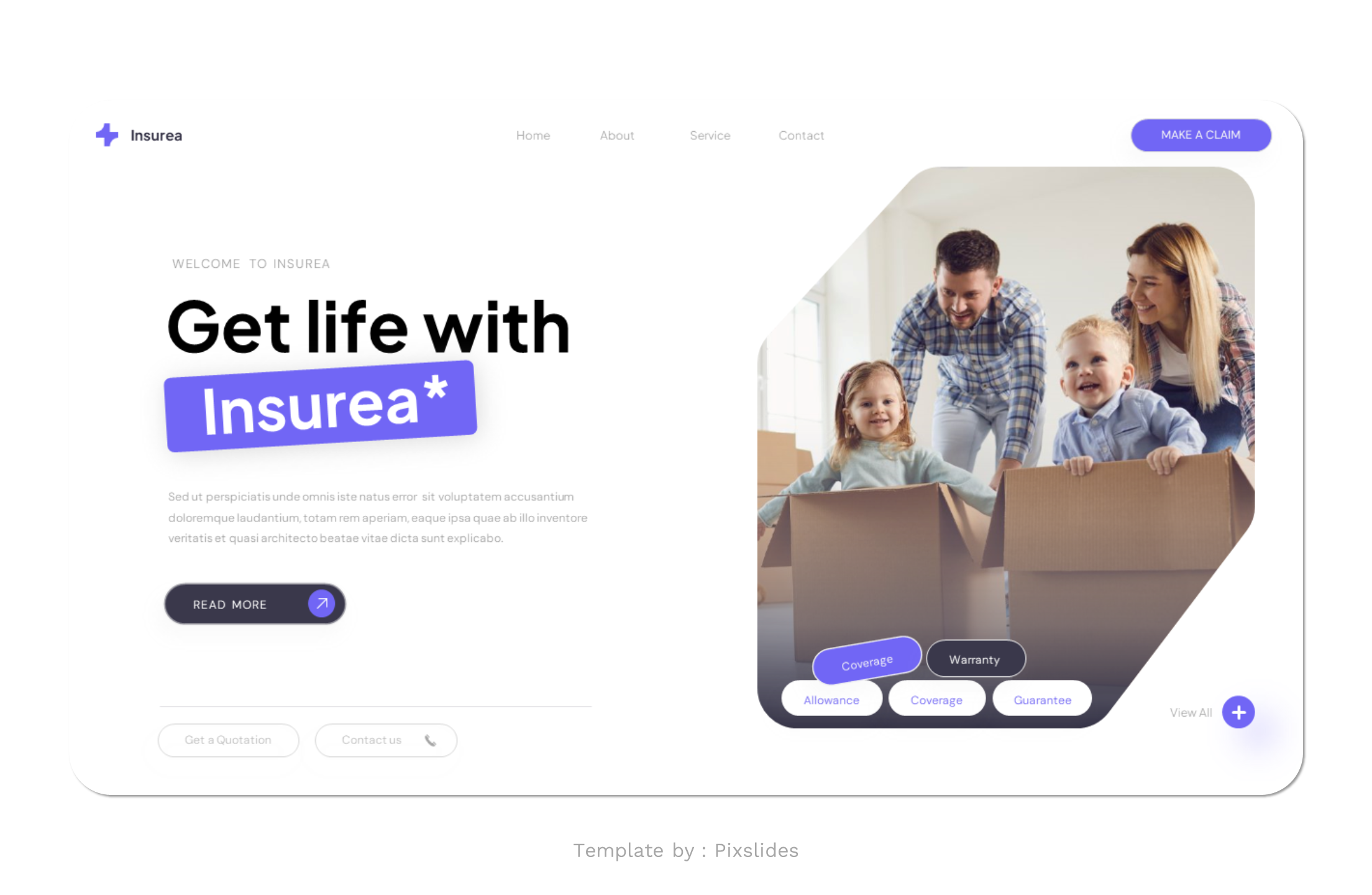 Insurea - Insurance Agency PowerPoint Presentation Template ...