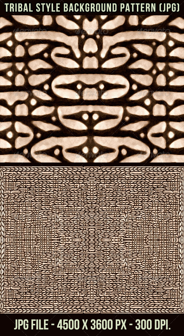 Tribal Style Background Pattern - Patterns Backgrounds