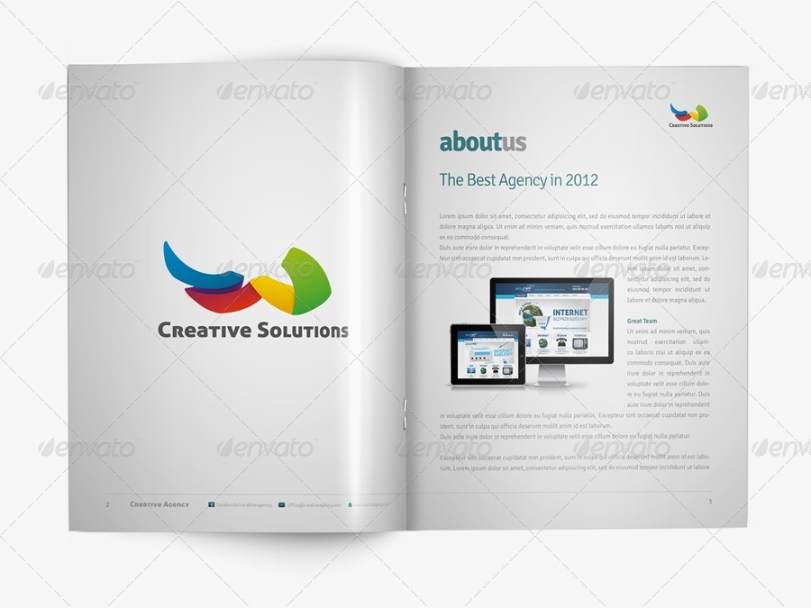 Creative Agency Portfolio / Proposal, Print Templates GraphicRiver