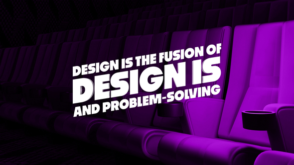 Motion Typography Titles template preview