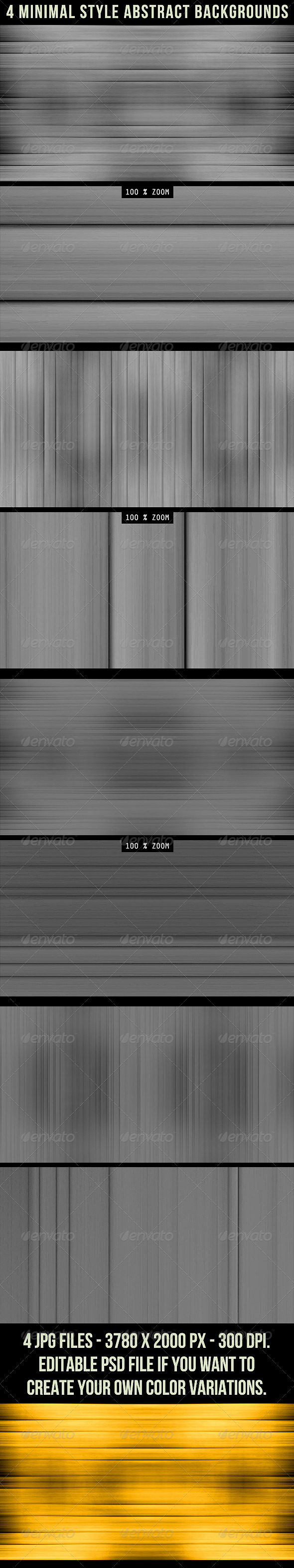 4 Minimal Style Abstract Backgrounds - Abstract Backgrounds