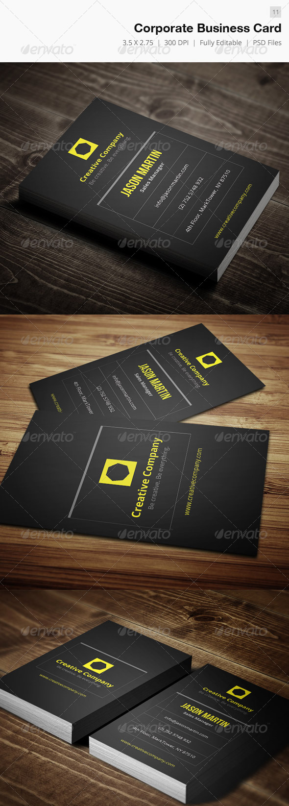 Corporate Business Card - 11 - Corporate Business Cards