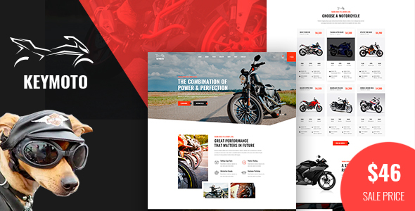 Keymoto - Motorcycle WordPress Theme