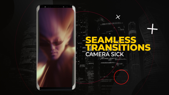 Vertical Camera Sick Transitions | After Effects Elements template preview