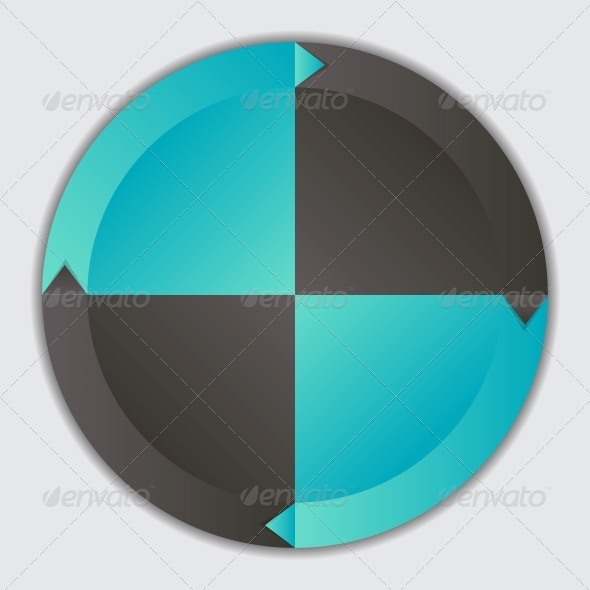 Circular Banners with Arrows - Concepts Business