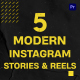 Modern Instagram Stories and Reels PrPro - VideoHive Item for Sale
