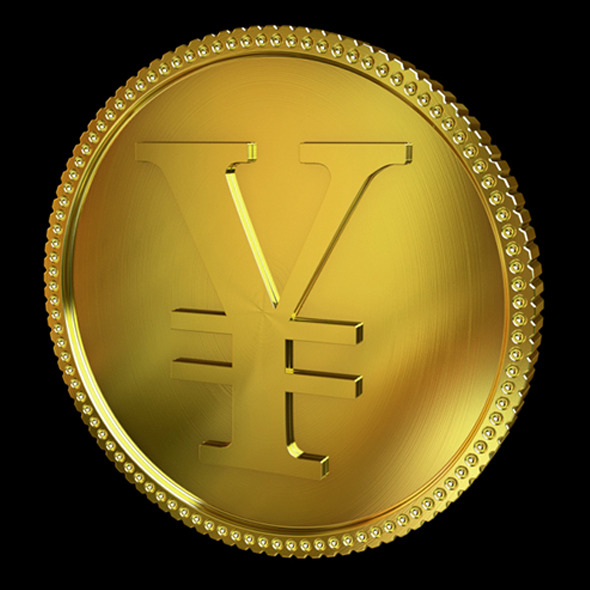 Yen Golden Coin - 3Docean 4351697