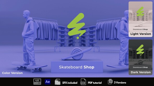 Skateboard Shop Opener Openers template preview