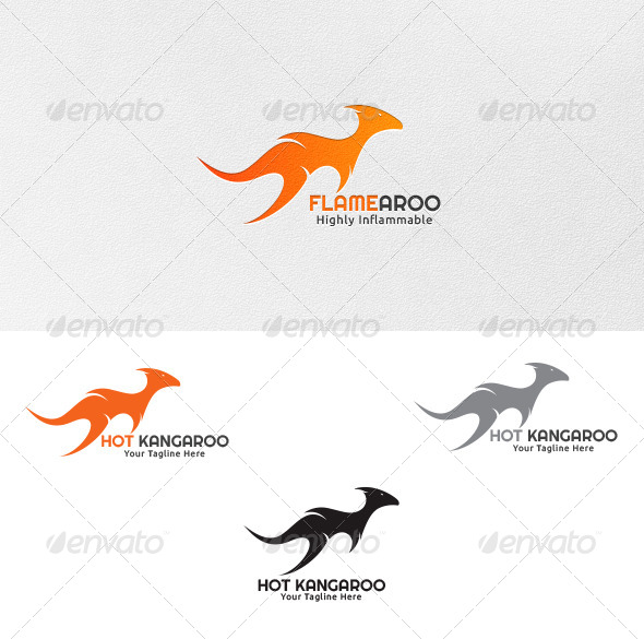 Hot Kangaroo - Logo Template - Abstract Logo Templates