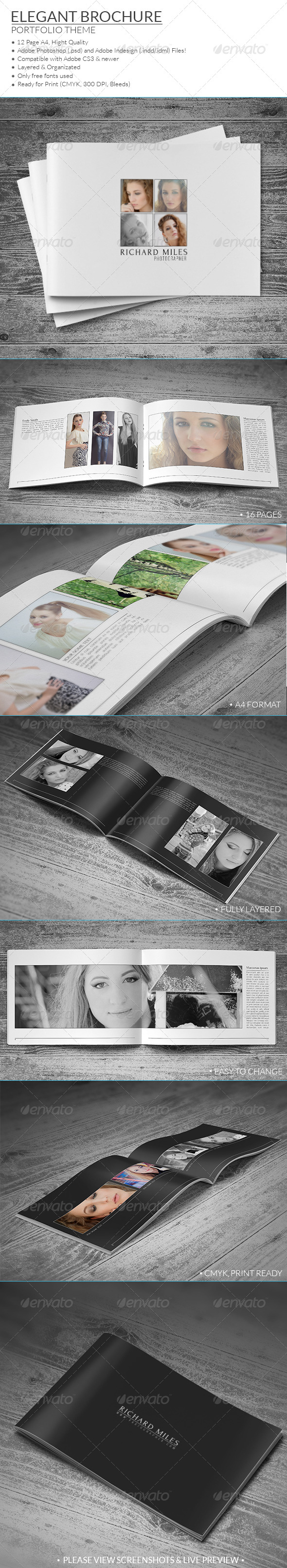 Elegant Portfolio Brochure - Portfolio Brochures