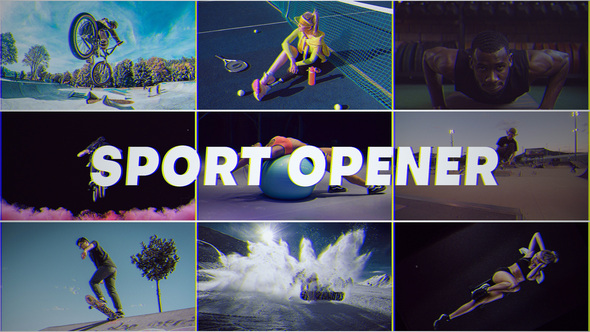 Sport Opener broadcast-packages template preview