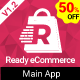 Ready ecommerce - Complete Multi Vendor e-Commerce Mobile App Customer Website with Store POS