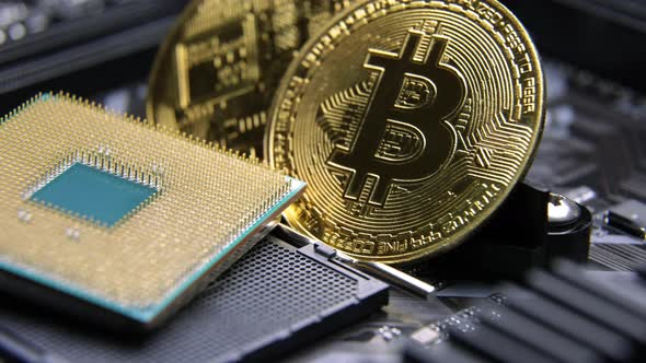 CPU Computer Chip. processor on socket on the motherboard. Technologies, nanometers electronics alt