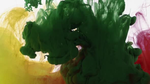 Ink Drops Spreading In Water alt