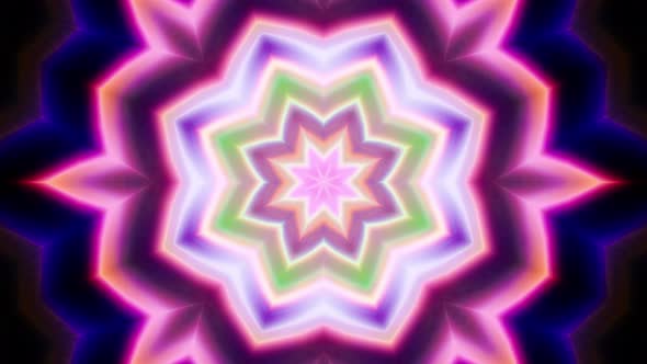 Multi Color Kaleidoscope Loop 4K 05 alt