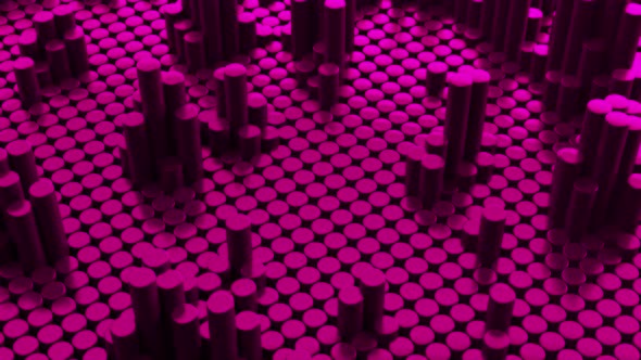 Abstract pink blue purple gradient background with cylinders alt