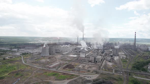 Industrial Environmental Pollution  Emission of Pollutants From Factories alt