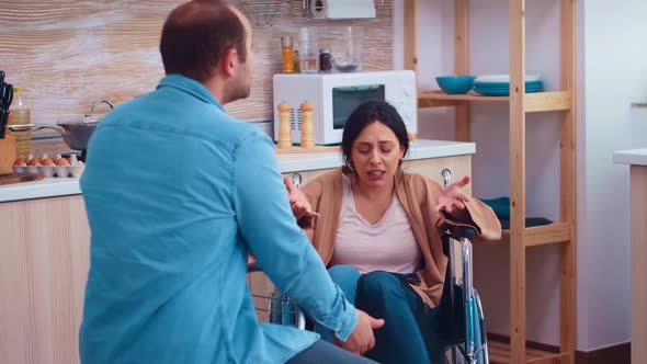 Disabled Wife Shouting at Husband alt