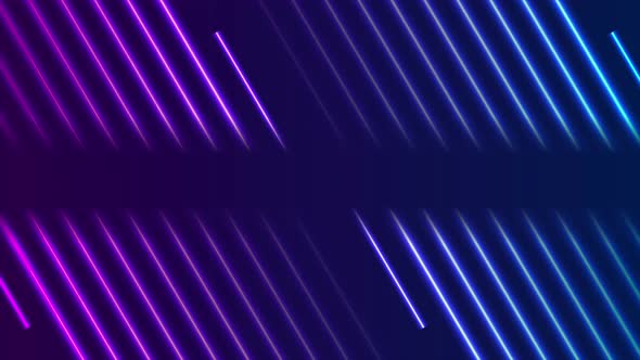Blue Violet Neon Laser Lines