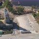 Aerial view of reconstruction of old church and embankment 26 - VideoHive Item for Sale