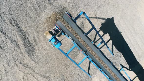 Breakstones in Piles at a Quarry alt