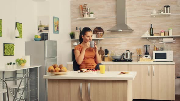 Relaxing and Drinking Coffee alt