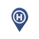 Map Location Pin With Hospital Icon Blue V13 - VideoHive Item for Sale