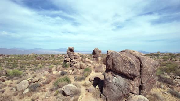 Scottsdale Arizona aerial drone shot 4k alt