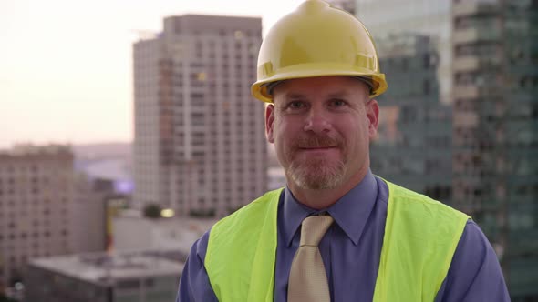 Portrait of construction manager