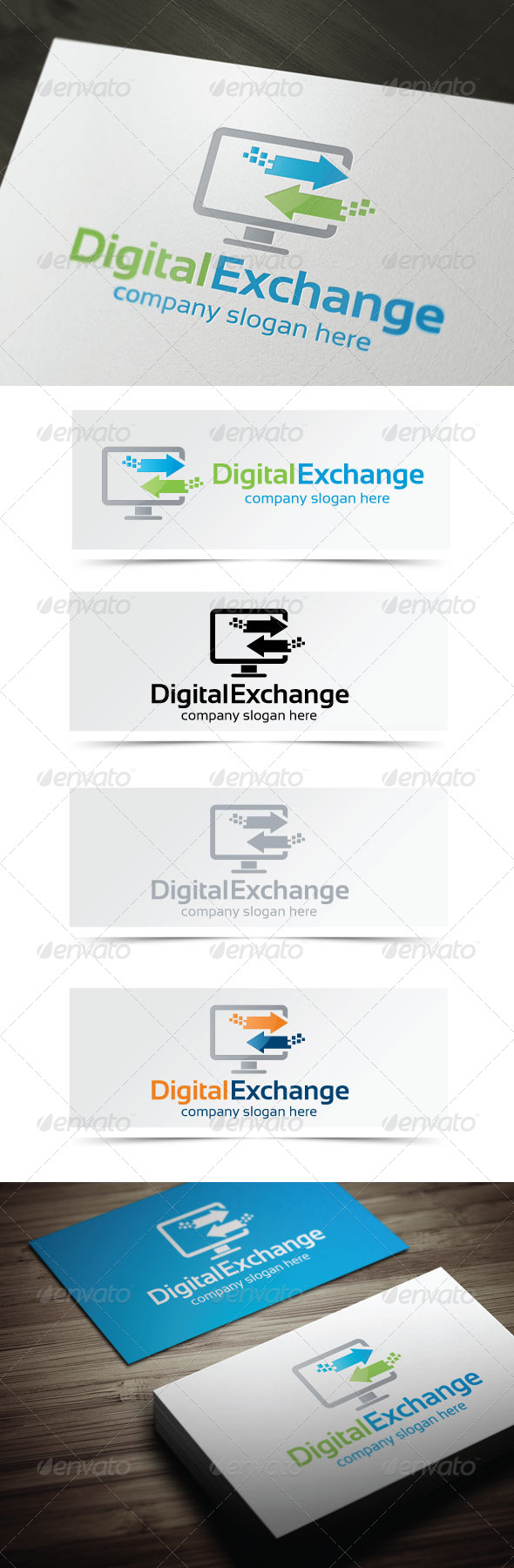 Digital Exchange - Objects Logo Templates