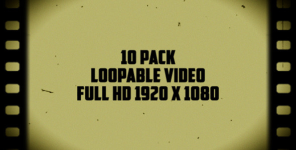 Old Film Frames Overlays (10 Pack)