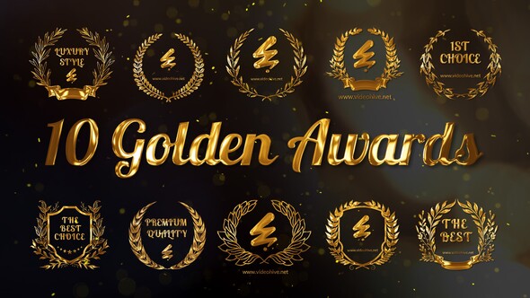 10 Golden Awards Openers template preview