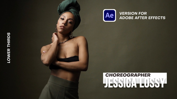 Animated Lower Thirds Elements template preview