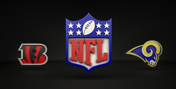NFL logos pack - 3Docean 4340555
