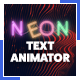Neon Text Animator - VideoHive Item for Sale