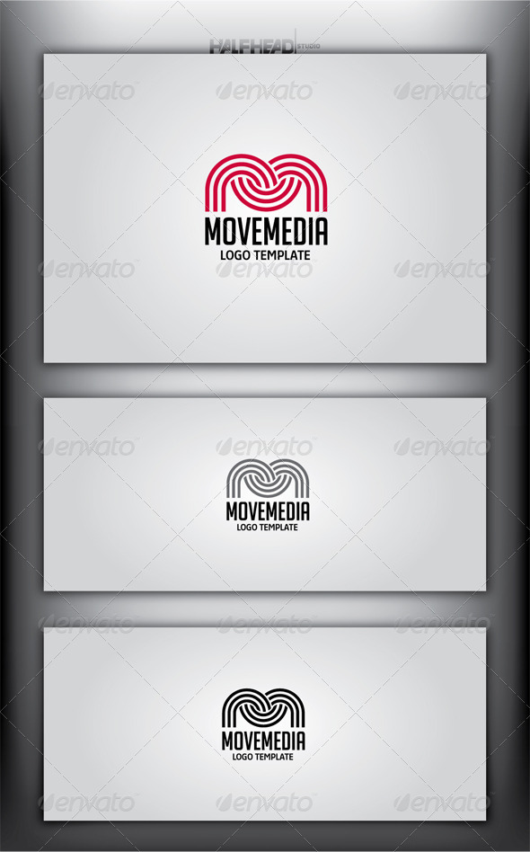 MOVE MEDIA Logo Template - Letters Logo Templates