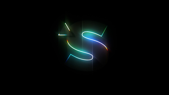 Neon Logo Reveal Logo Stings template preview